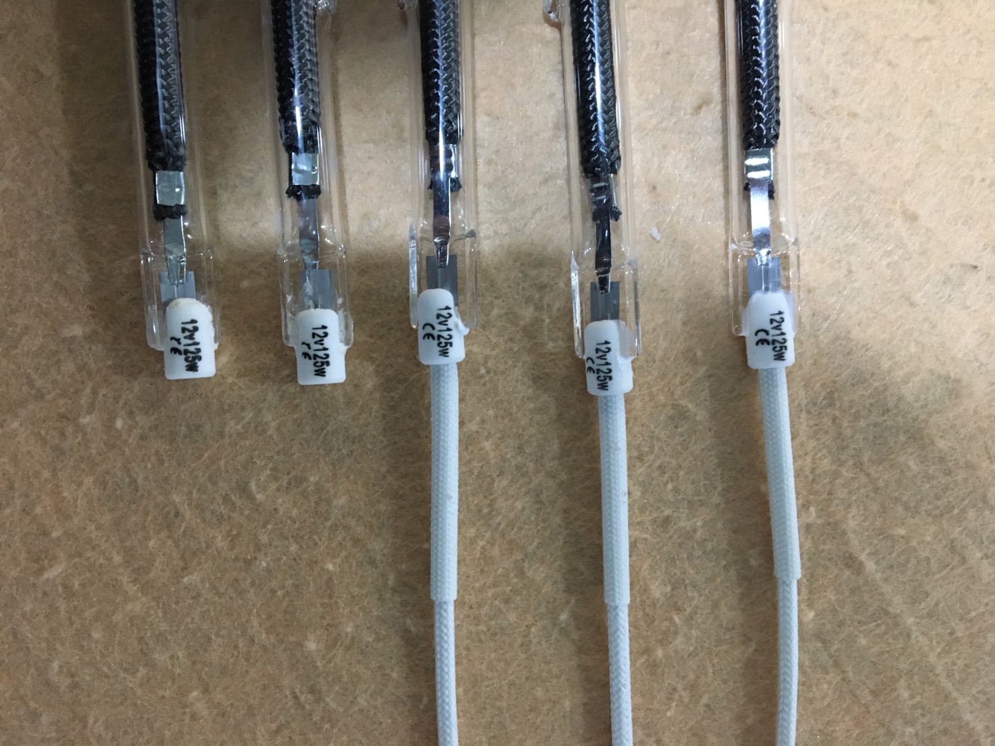 Customize Clear 230v 1800w Quartz Carbon Heating Tube