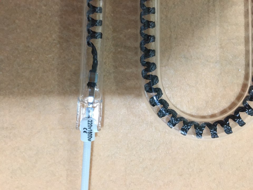 640mm 2600w carbon fiber heating lamp