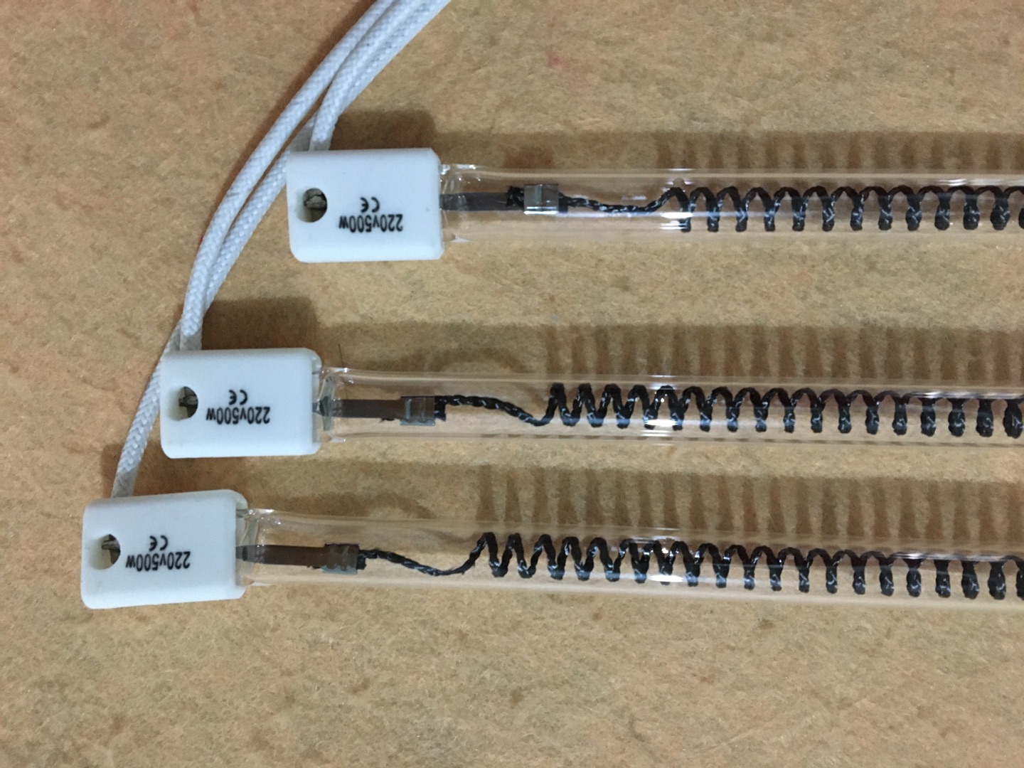 carbon fiber far infrared heating lamps 360mm 700w