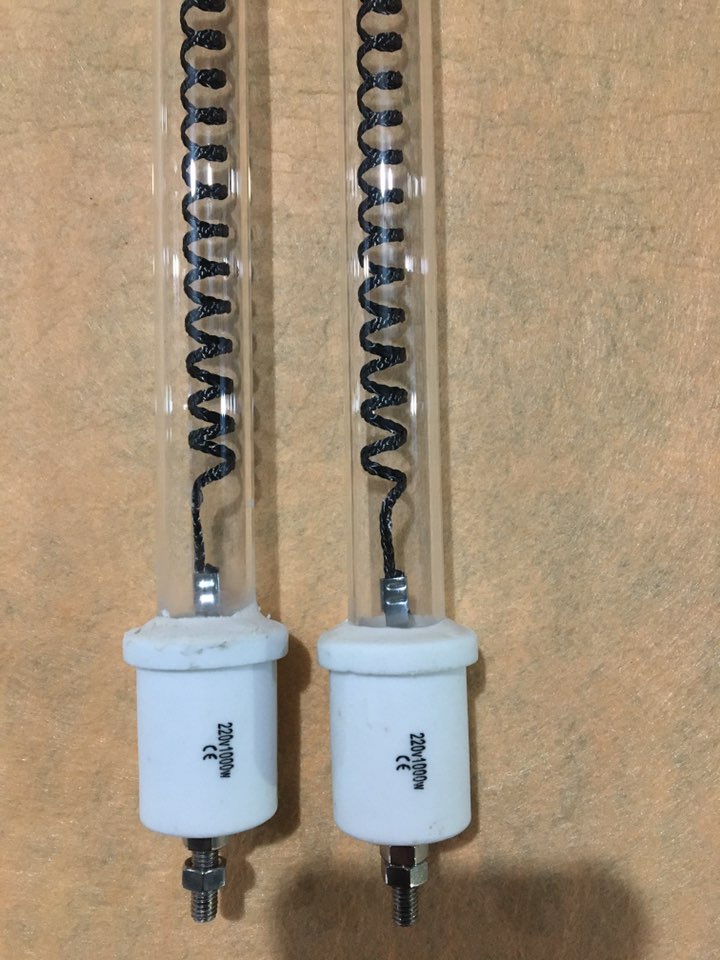 OEM service carbon fiber infrared heating lamp 650mm 230v 2600w IR lamps