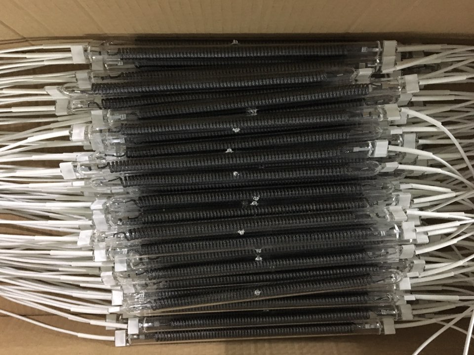 solar lamp for duck infrared electric heating element heating lamp screen printing infrared bulb carbon infrared heating lamp