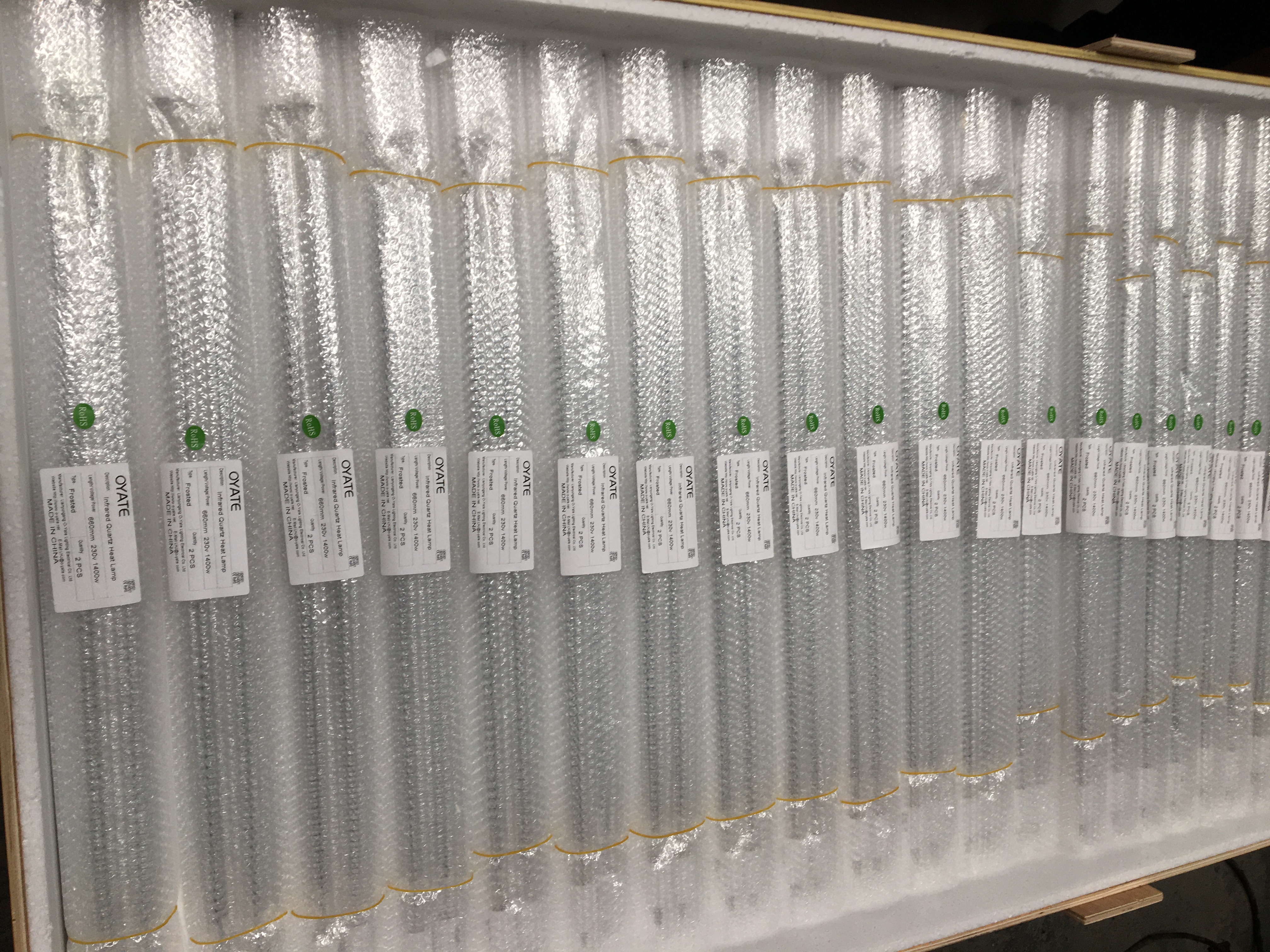 1800w Quartz Carbon Heating Tube for Room Heater