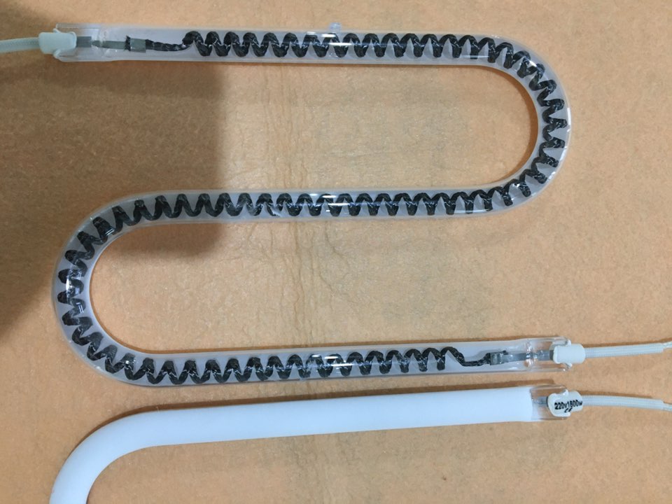 twin tube carbon fiber heating lamp