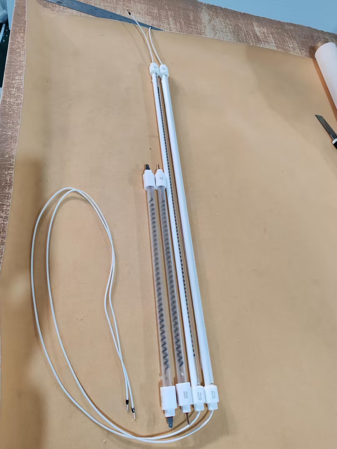 1000w Half White IR Carbon Fiber Heating Lamp with SK15 Ceramic