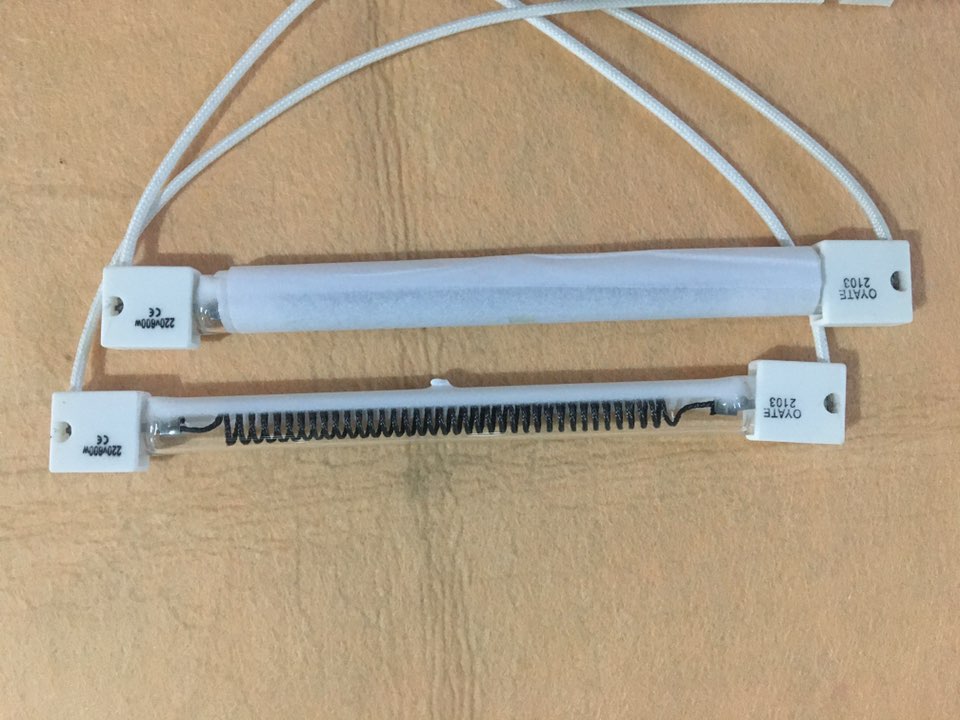 Good Quality 590mm 220v 1300w Clear Carbon Fiber Heating Lamp