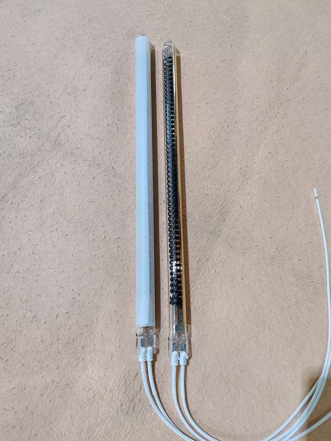 Quick hot tubular carbon fiber heating elements